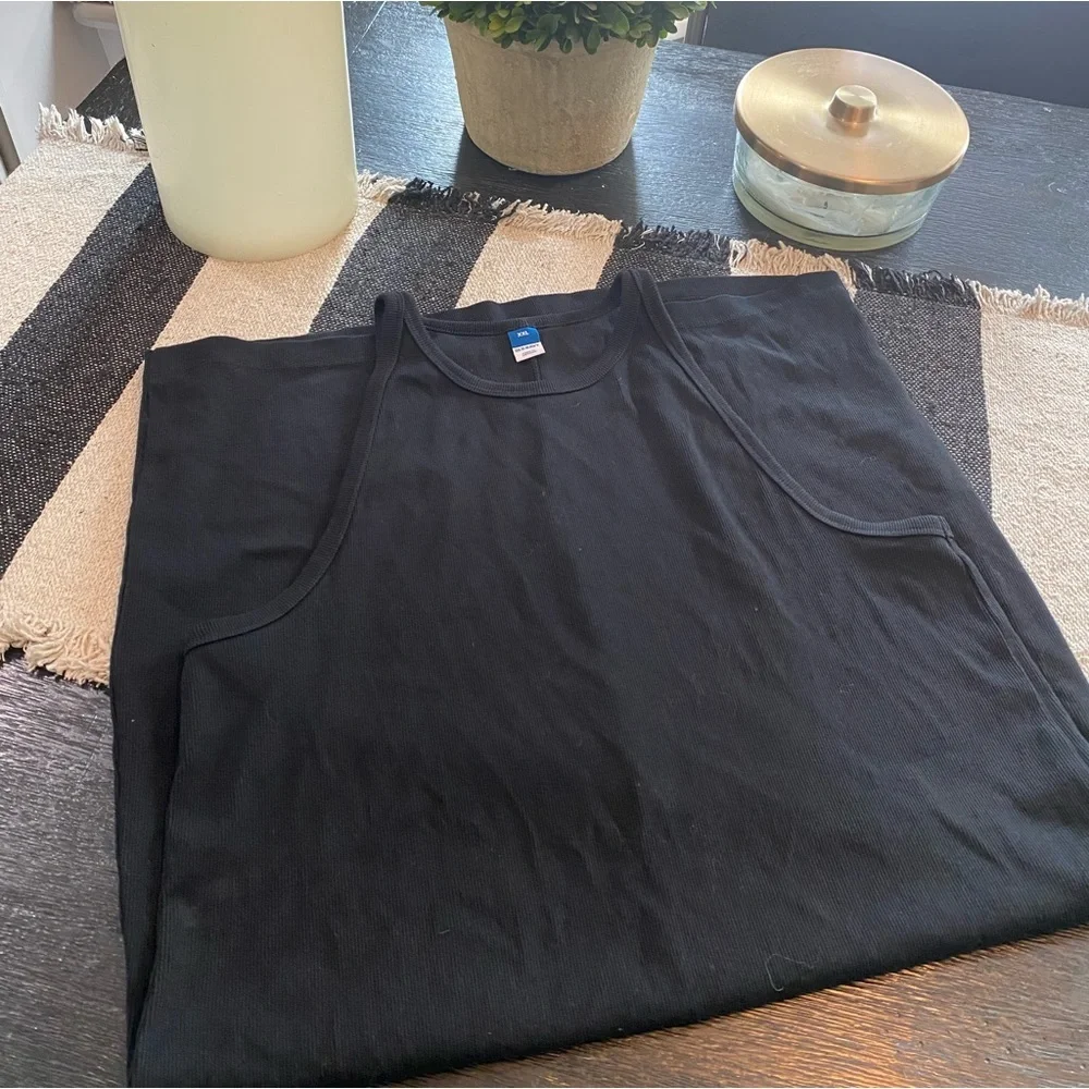 Old Navy Black MIDI Dress Womens XXL LIKE NEW NWOT - Picture 1 of 3